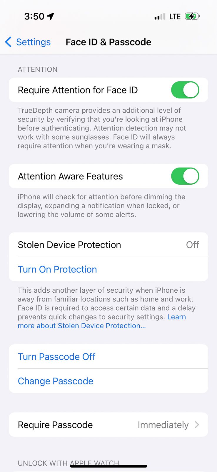 Stolen Device Protection on iOS (Pocket-lint)